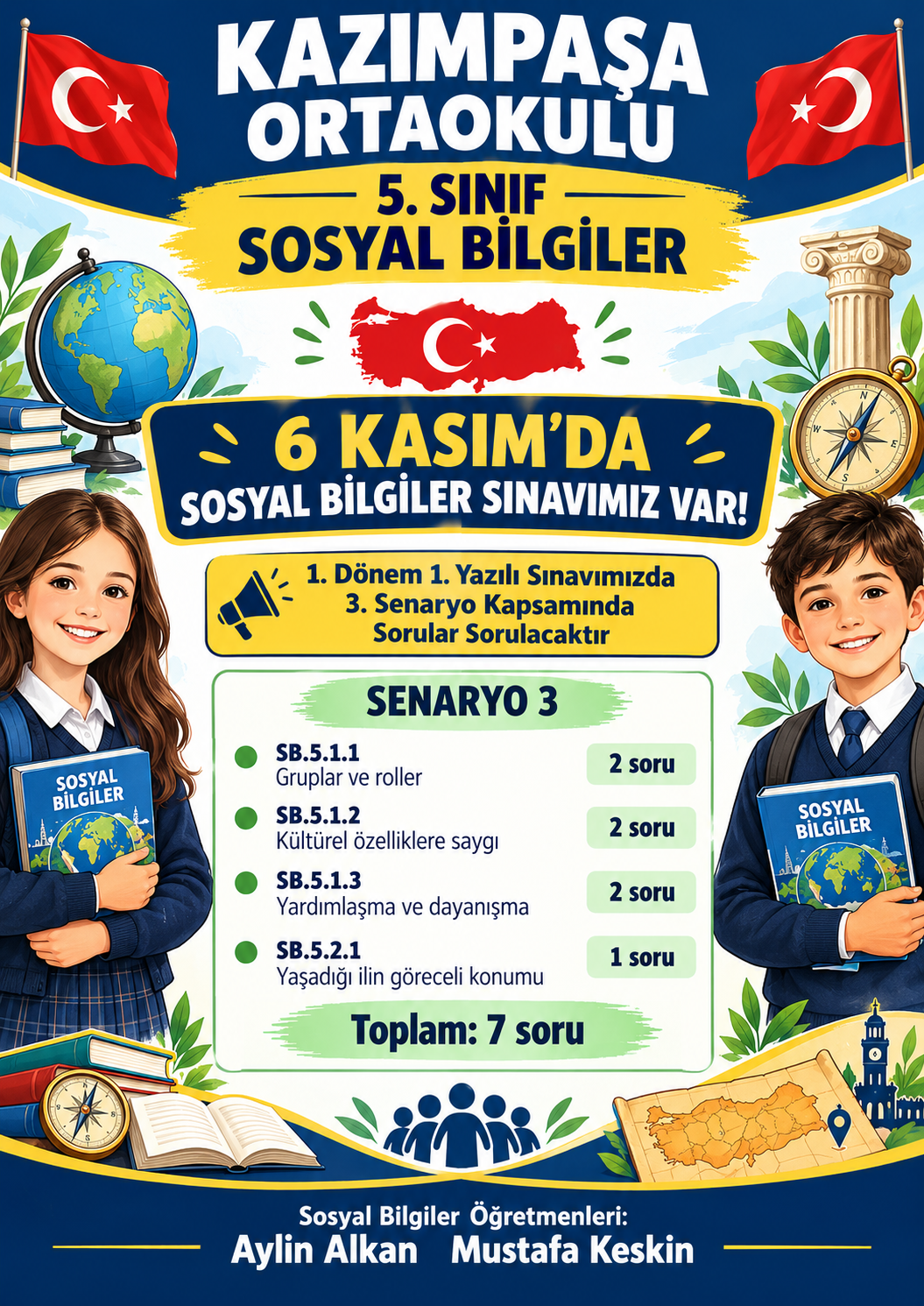 5. Sınıf Sosyal Bilgiler Sınav Duyurusu.png