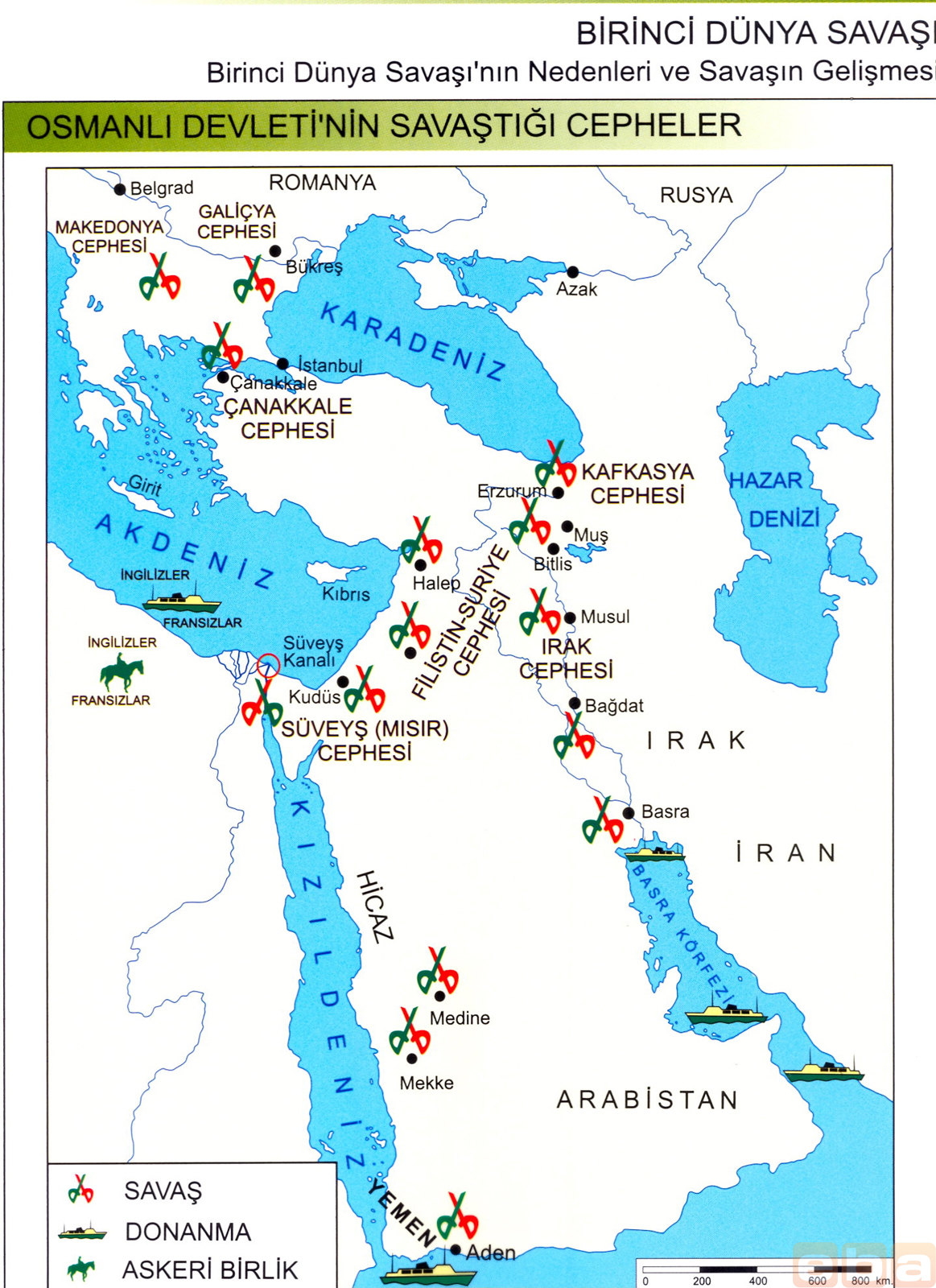 54- 1. dünya savaşı Osmanlı Devletinin savaştığı cepheler.jpg