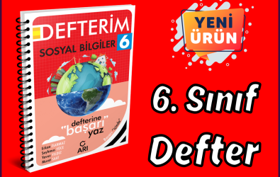 6. Sınıf Sosyal Bilgiler Defteri Çıktı!!!