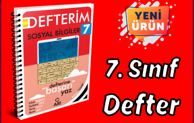 7. Sınıf Sosyal Bilgiler Defteri Çıktı!!!