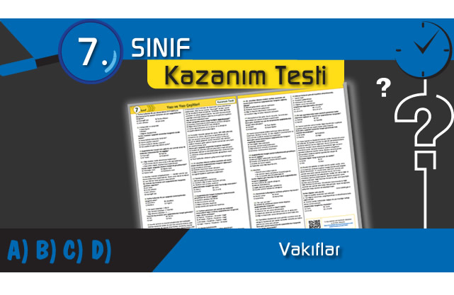 Test - Tarih Boyunca Vakıflar Kazanım Testi - PDF | Sosyal Bilgiler