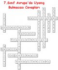 7.Sınıf Avrupa'da Uyanış Bulmaca Cevapları.jpg